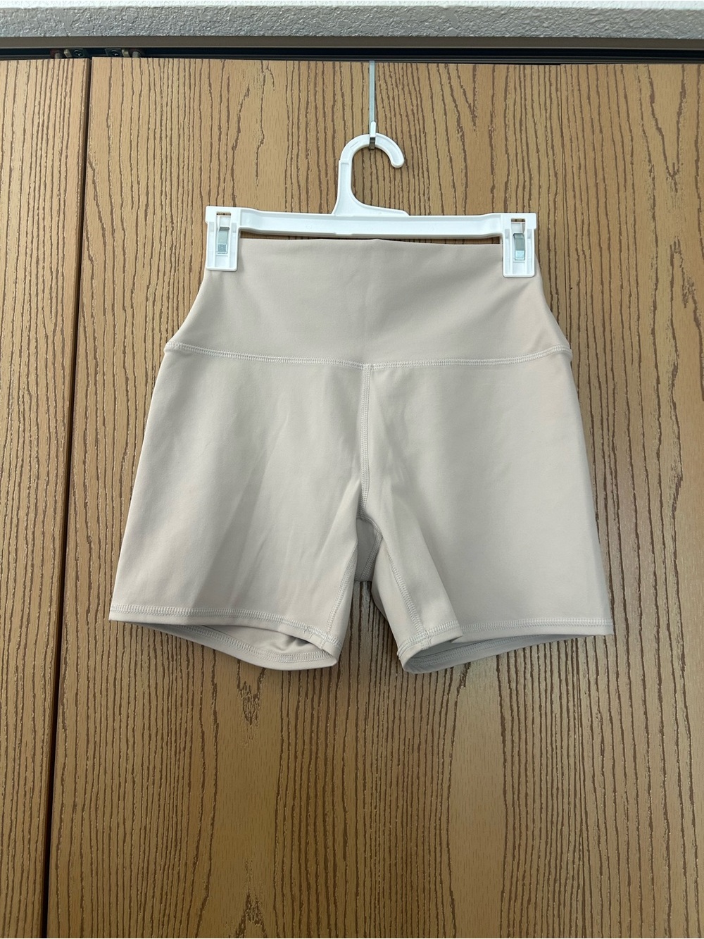 RBX Women's High-Rise Bike Shorts - Beige